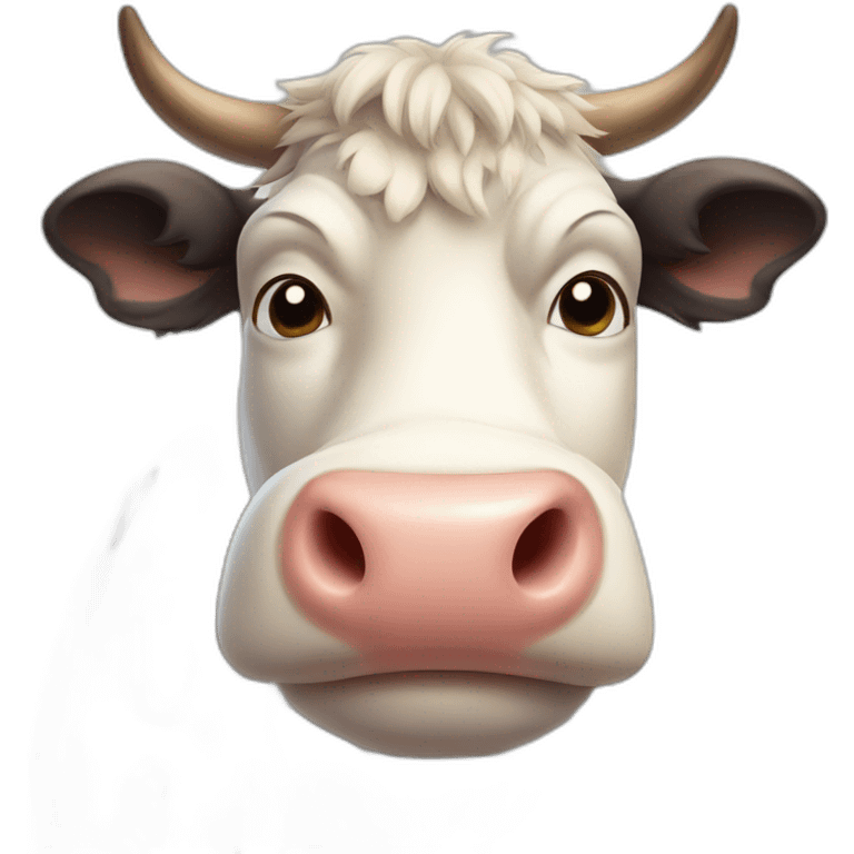 Fatty cow highland emoji