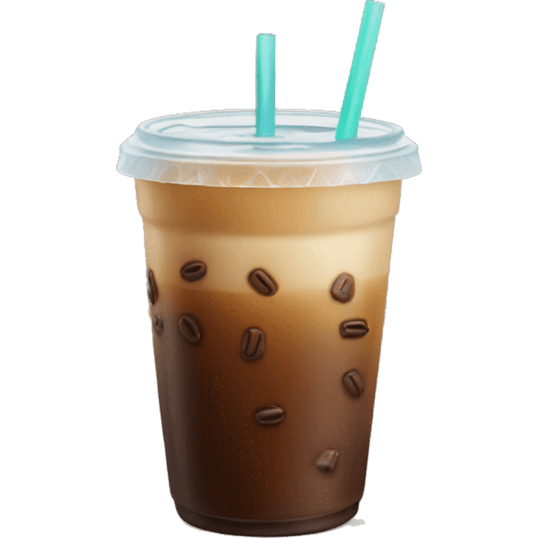 Iced coffee emoji