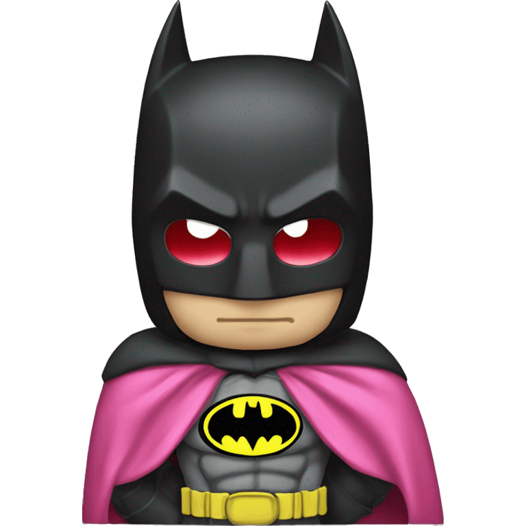 Batman with hello kitty emoji