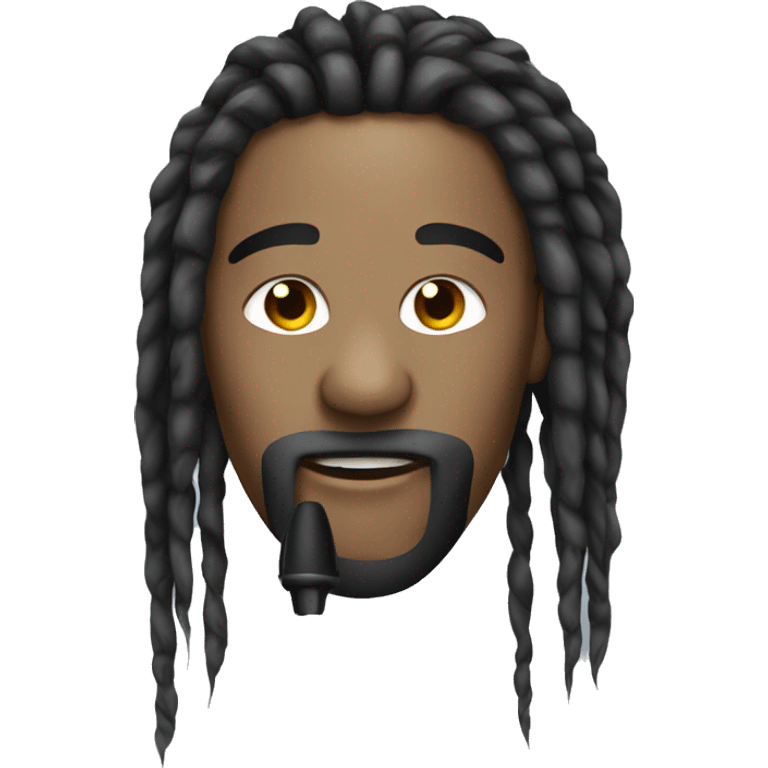 Dread head with mic emoji