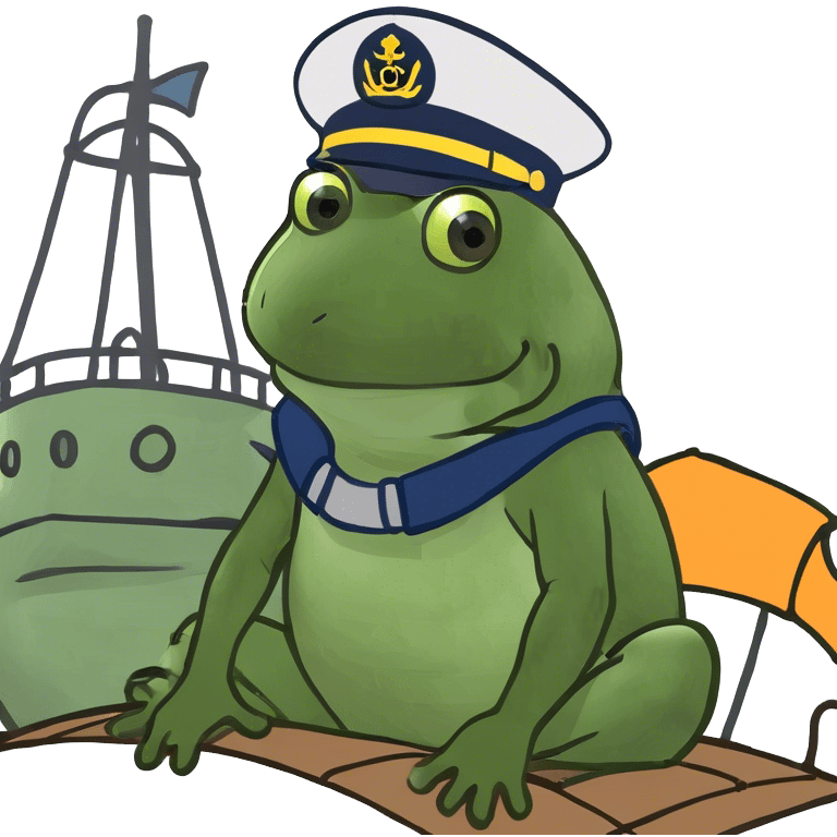 bufo on a ship emoji