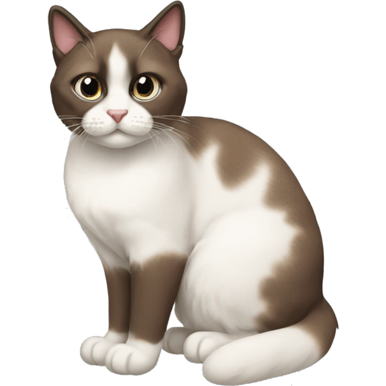 snowshoe cat emoji