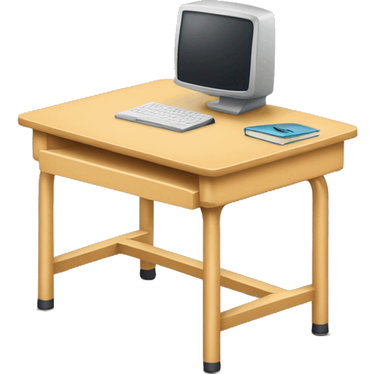 elementary school classroom desk emoji