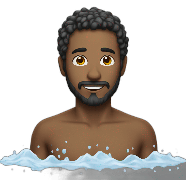 man shower emoji