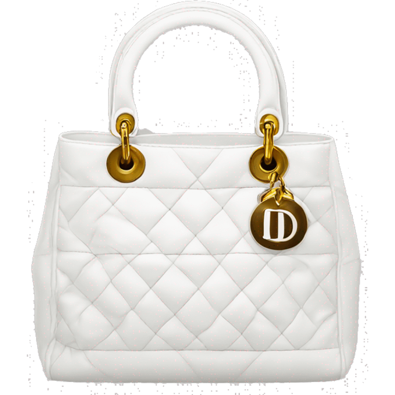 Dior white bag emoji