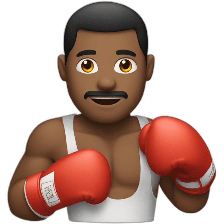 man wearing boxing gloves emoji