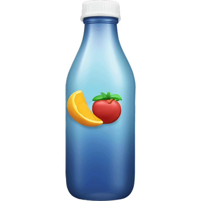 juice bottle with cap popping off emoji