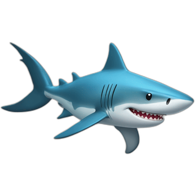 Requin avec cœur emoji