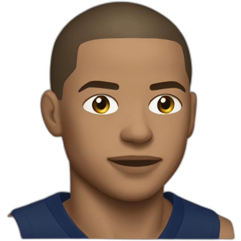 Mbappe boit emoji