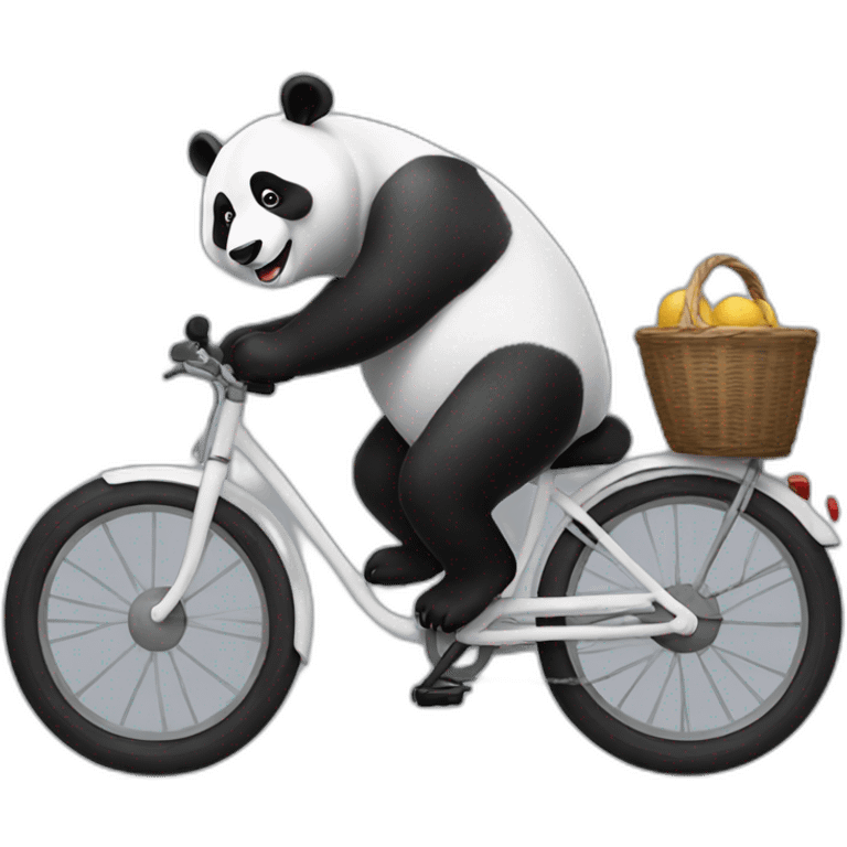 panda on a bike emoji