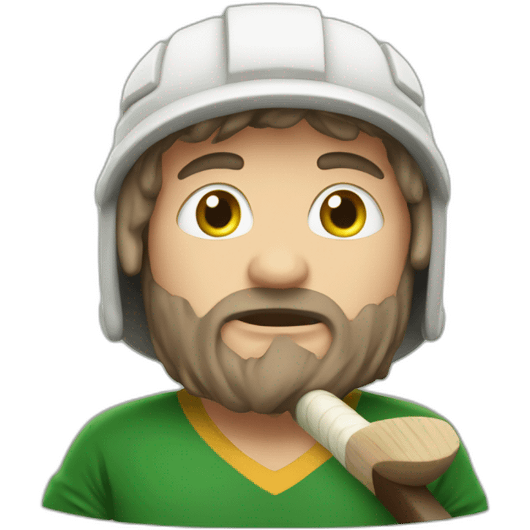 Hurling Irish emoji