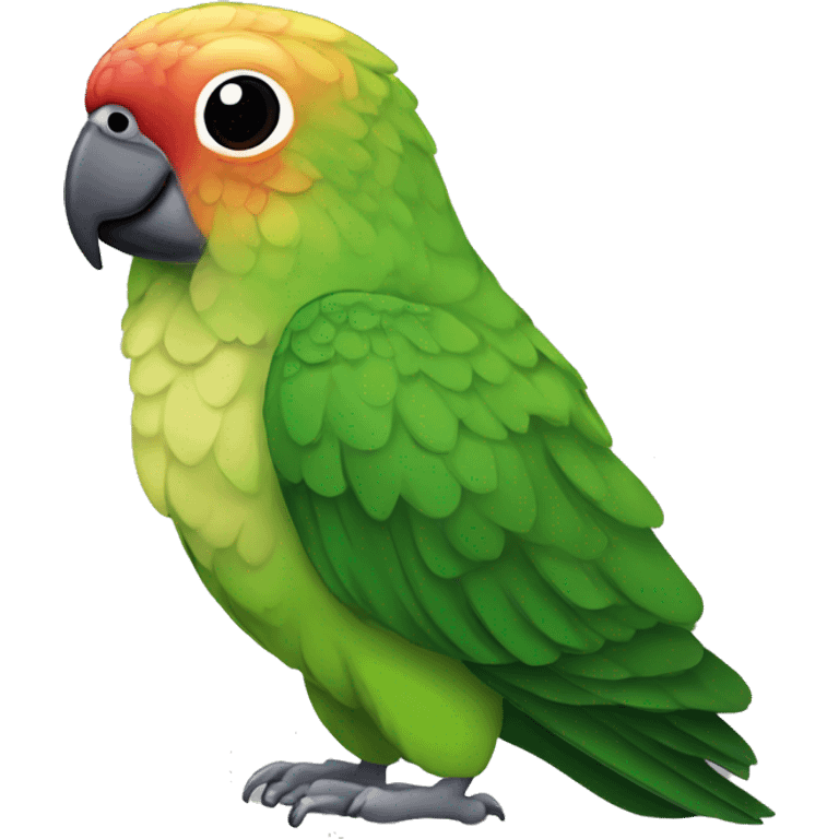 green cheek conure emoji