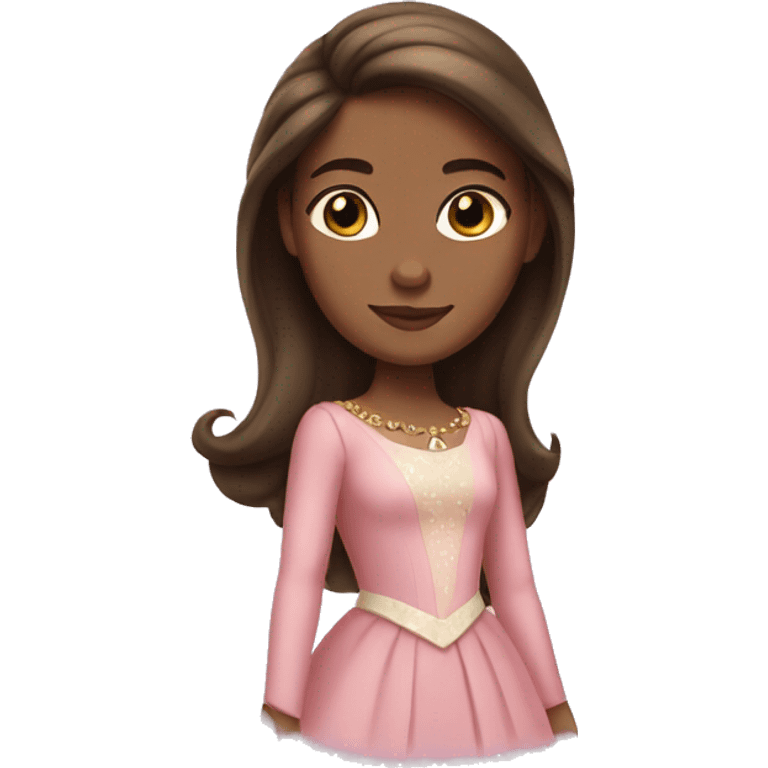 princess with brunette hair emoji