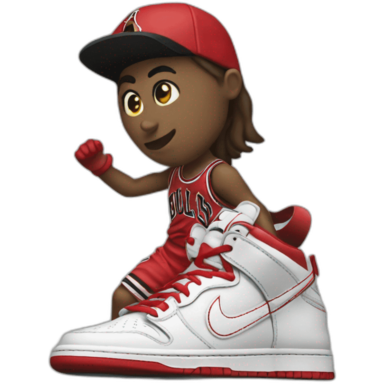 Nike Jordan dunk emoji