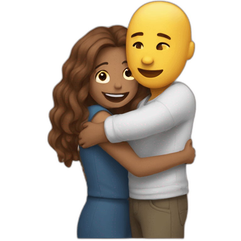 Hug emoji