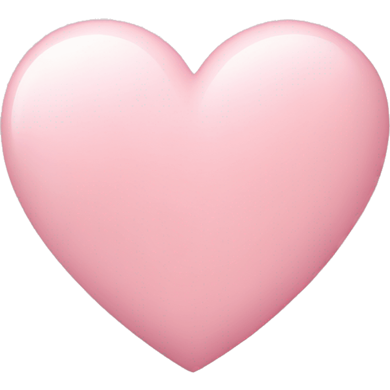 light pink heart emoji