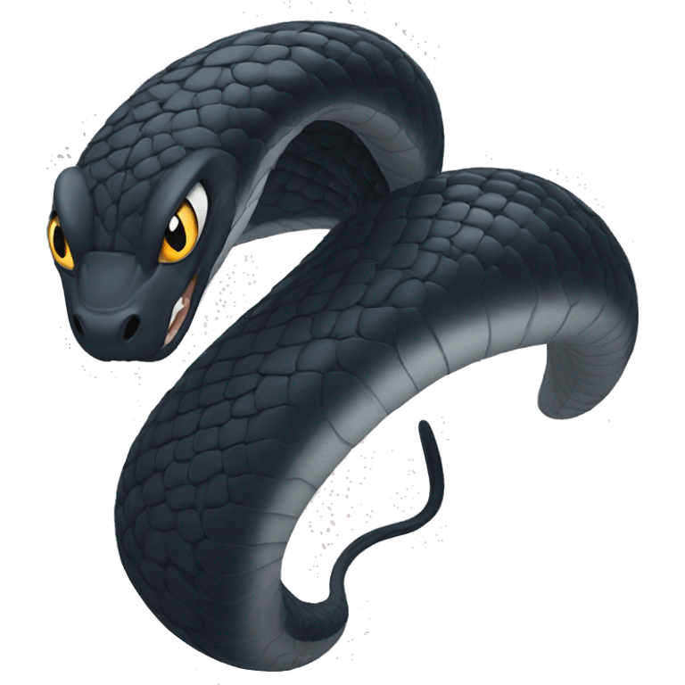 Blak cobra emoji