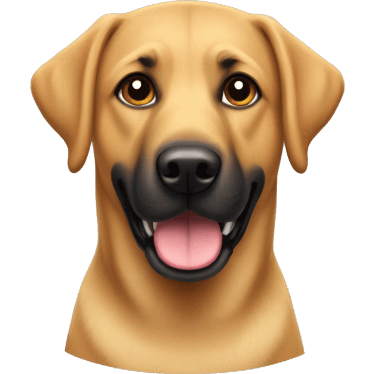 labrador retriever mixed with german shepherd dog emoji