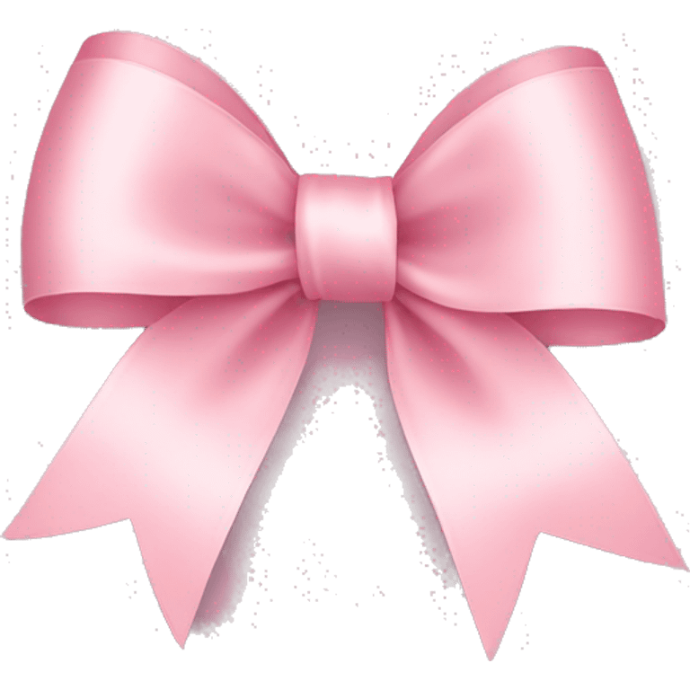 light pink ribbon bow emoji