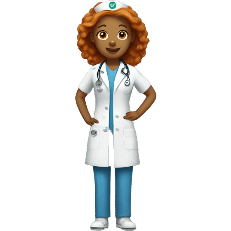 ginger vet nurse  emoji