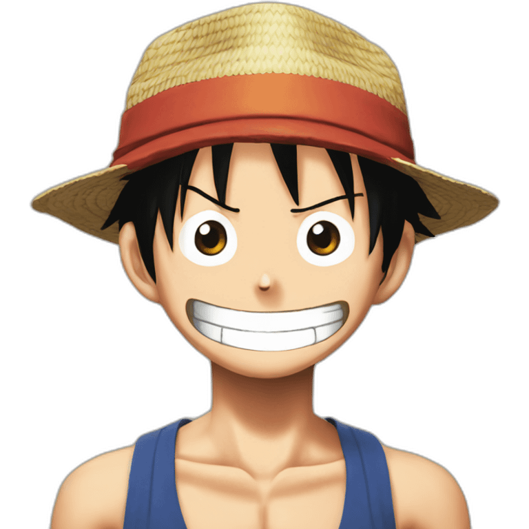 Monkey d luffy one Piece emoji