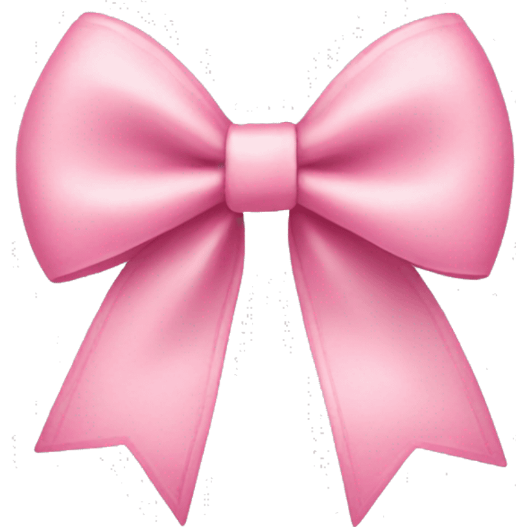 Preppy  pink bow emoji