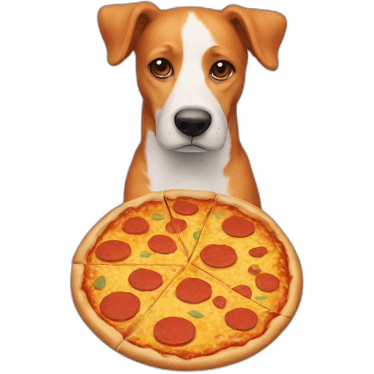 Orange dog pizza nouse  emoji