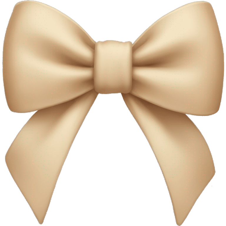 Beige Bow emoji