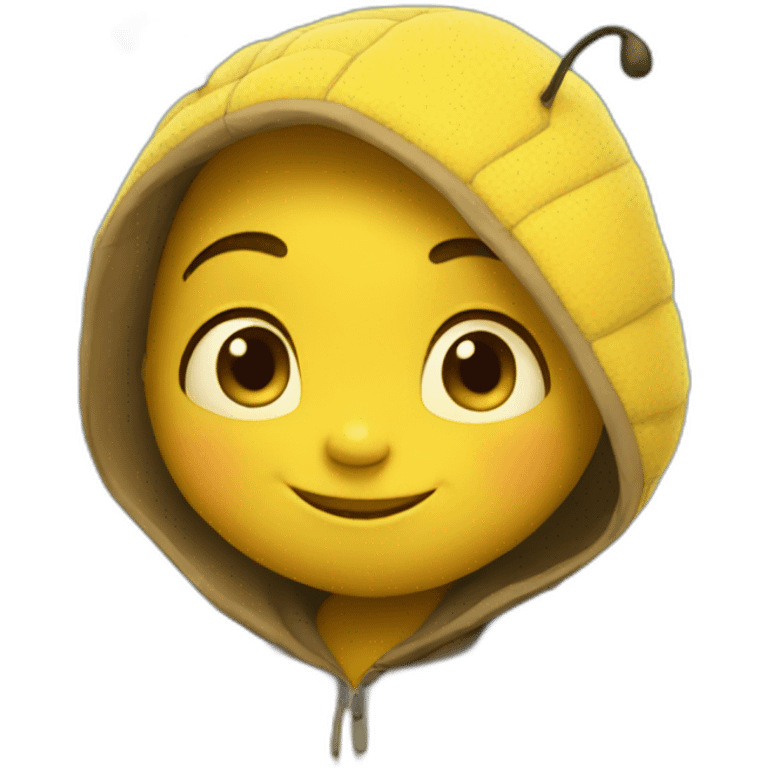 Cute bee Pixar emoji