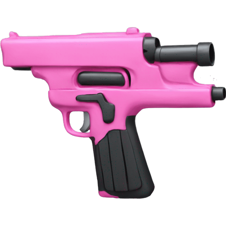 Pink gun emoji