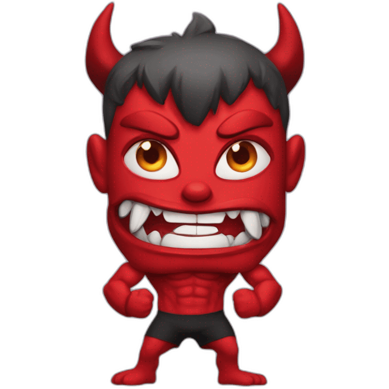 Gym devil emoji