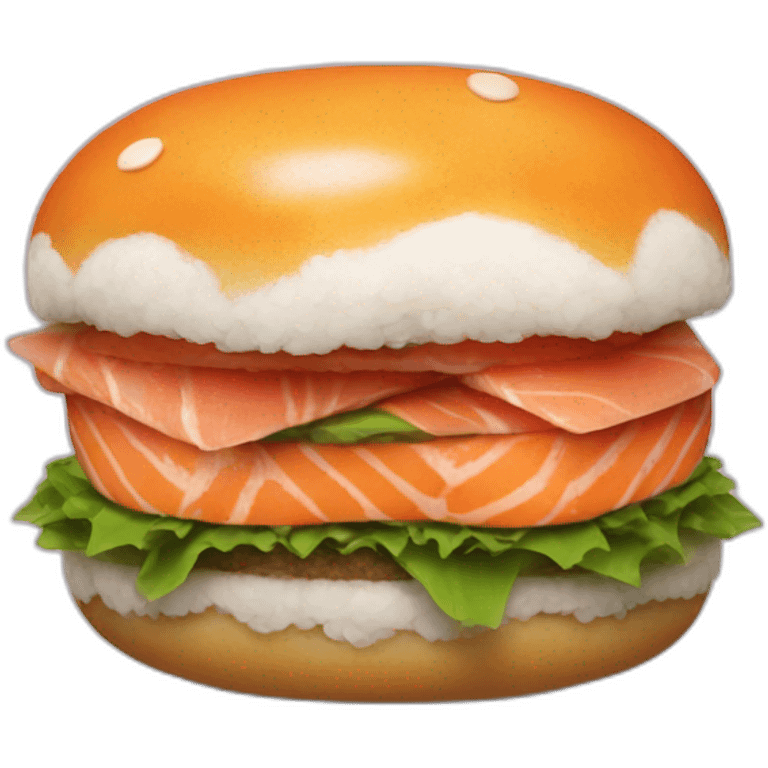 sushi-burger emoji