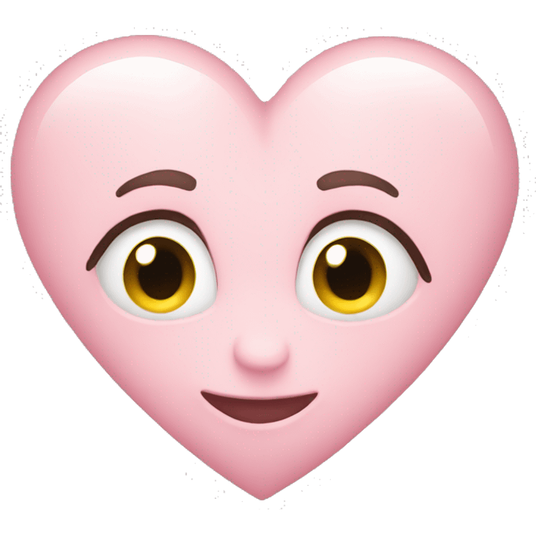 Light pink heart  emoji