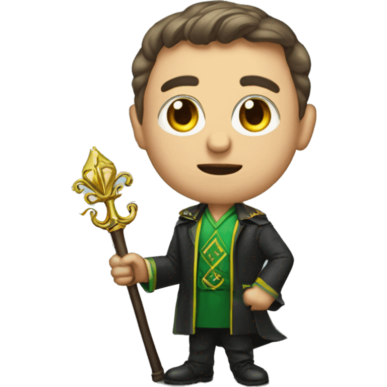 zelensky with magic staff emoji