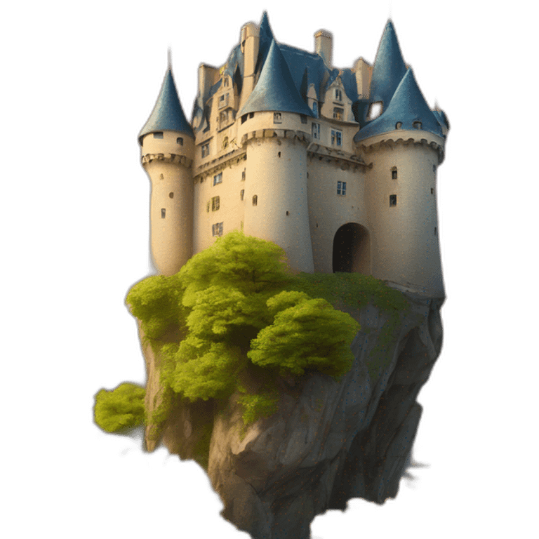 Château sur un arbre emoji