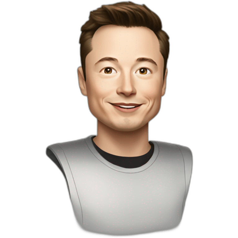 Elon Musk at 25 years old emoji