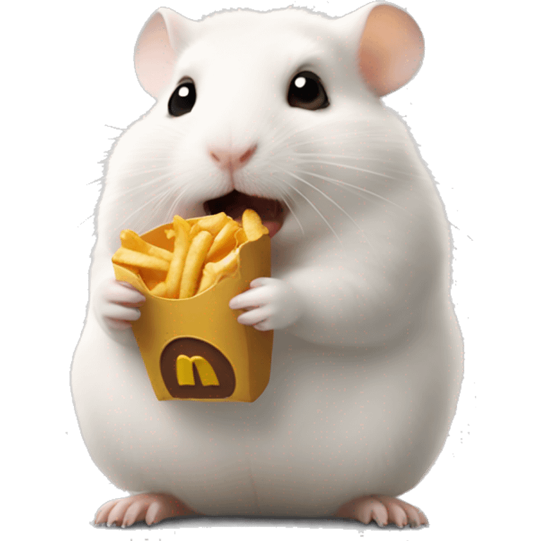 hamster eatting mcdonalds emoji