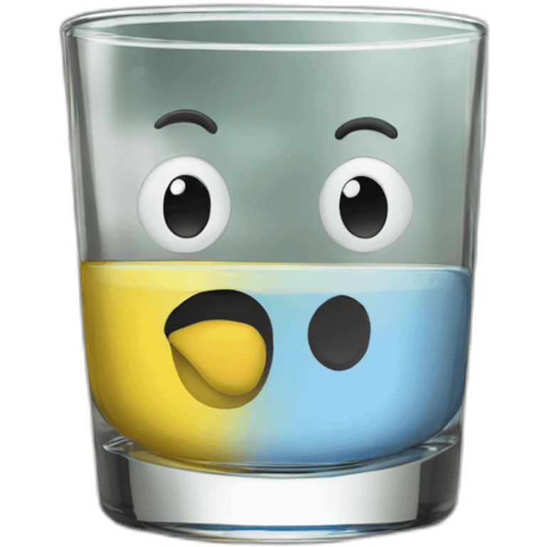 Verre sur maison emoji