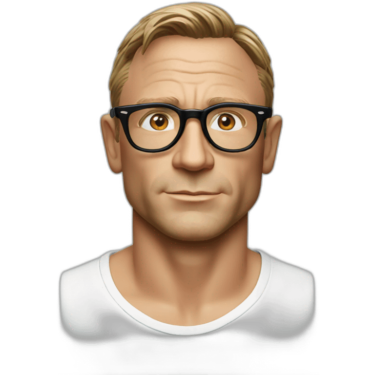 Daniel Craig glasses emoji