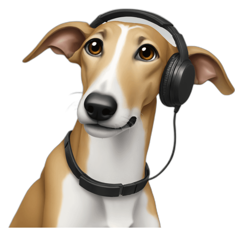 Galgo-headphones emoji