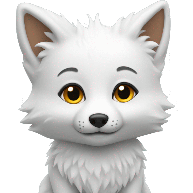 baby Snow fox emoji