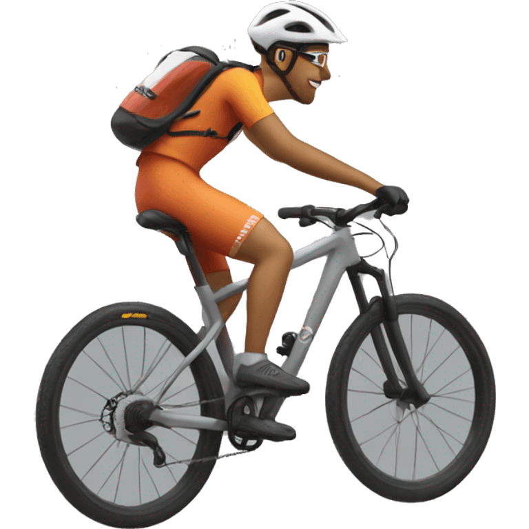 Mtb cyclist emoji