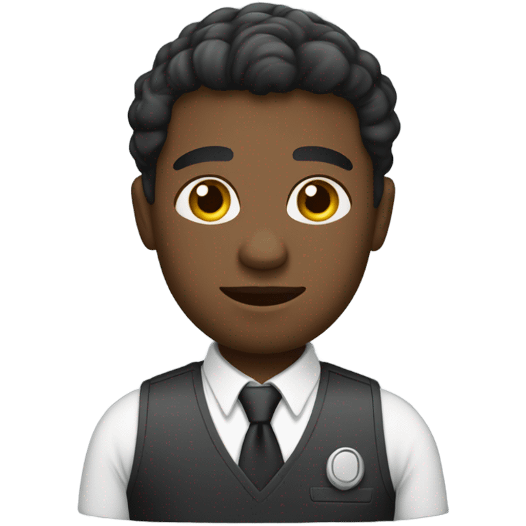 black worker emoji