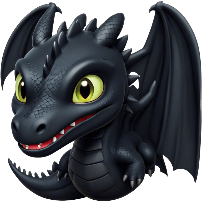 Toothless how to train your dragon emoji