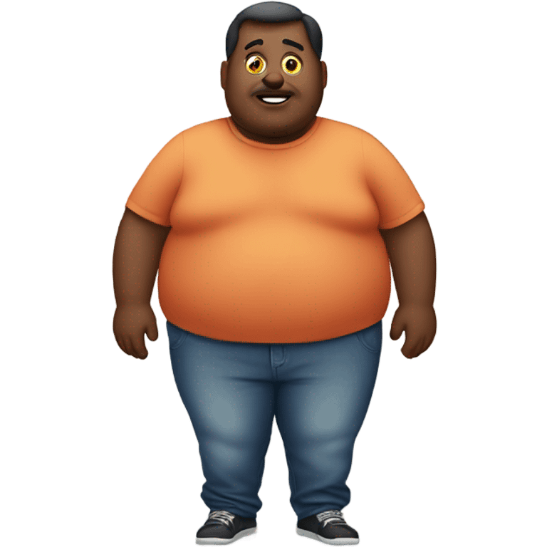 obese man  emoji