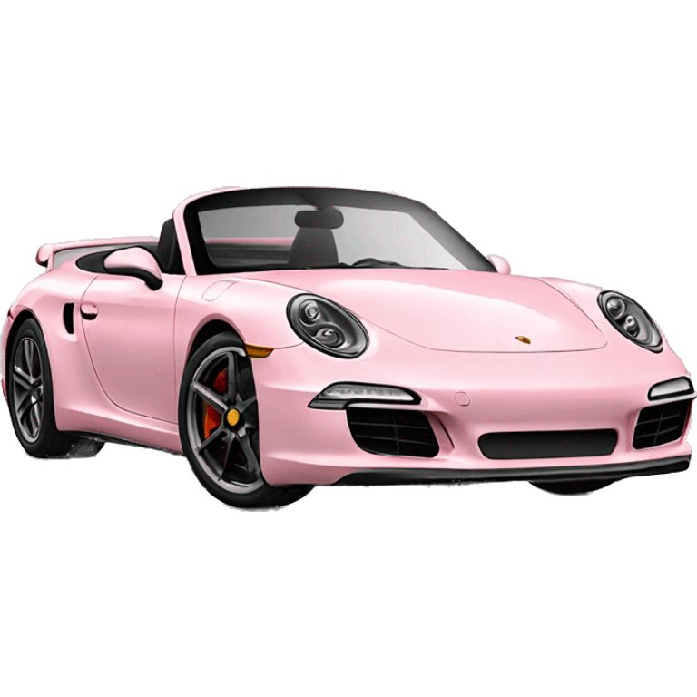 pale pink porsche  emoji