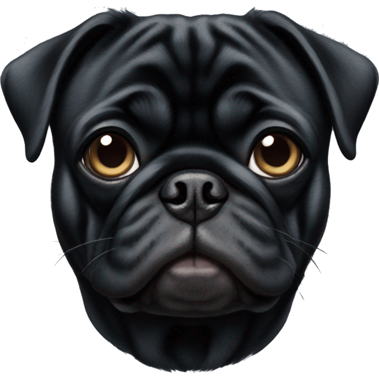 black pug emoji