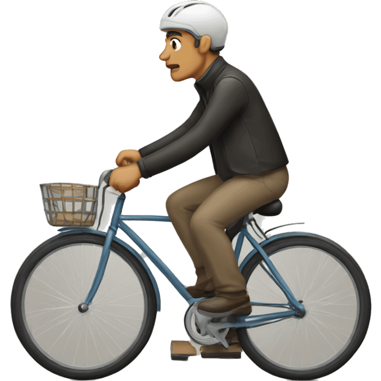 Man in bicycle  emoji