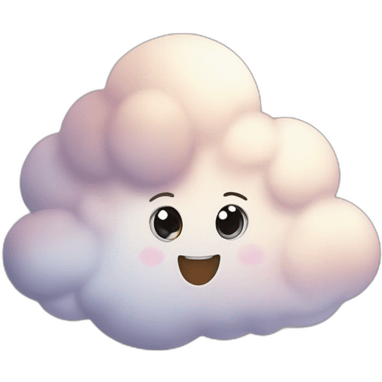 carita enamorado animado con una nube que diga "munanakuy" emoji