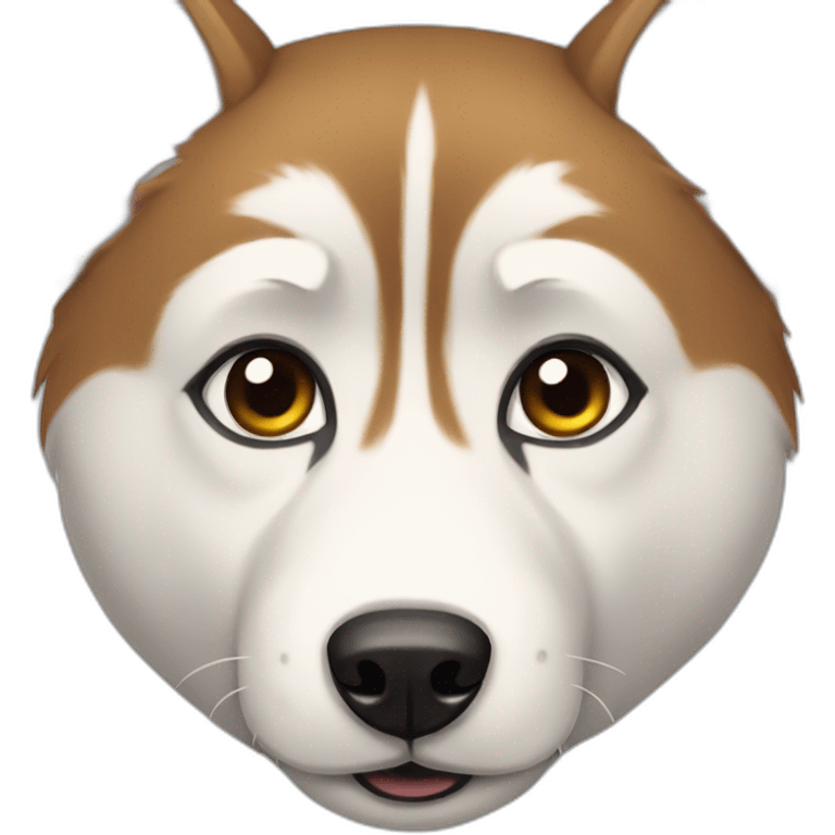 Husky roux emoji